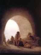 Francisco Goya Prison interior USA oil painting artist